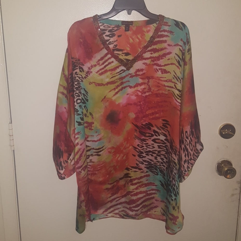 Dana Buchman Tunic / Comono / Blouse / Cover Up XL